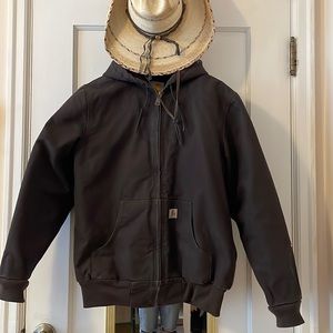 Carhartt womens M insulated jacket, dark brown